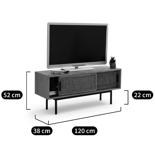 -      Wicker Chasey TV Stand  
