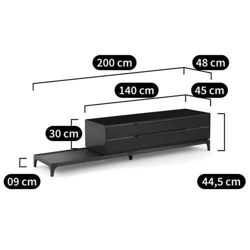-     Marco Wooden TV Stand  